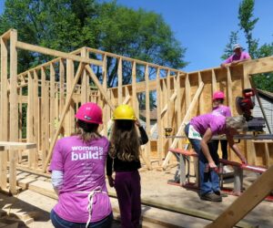 Women Build 2024 volunteers