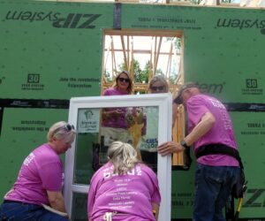 Women Build 2024 volunteers