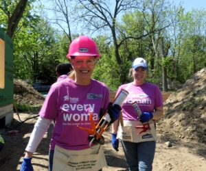 Women Build 2024 volunteers