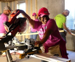 Women Build 2024 volunteers