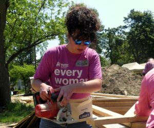 Women Build 2024 volunteers